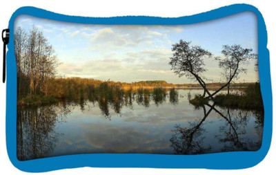 

Snoogg Eco Friendly Canvas River And Clouds Designer Student Pen Pencil Case Coin Purse Pouch Cosmetic Makeup Bag (BLUE) Pouch(Multicolor)