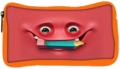 

Snoogg Eco Friendly Canvas Nerdy Ghost 2670 Student Pen Pencil Case Coin Purse Pouch Cosmetic Makeup Bag (ORANGE) Pouch(Multicolor)