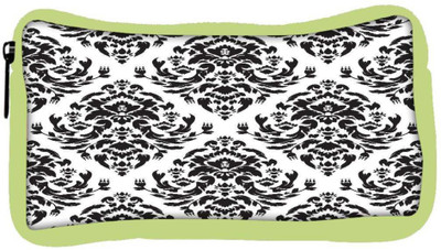 

Snoogg Eco Friendly Canvas Black White Designer Student Pen Pencil Case Coin Purse Pouch Cosmetic Makeup Bag (GREEN) Pouch(Multicolor)