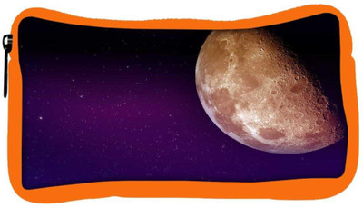 

Snoogg Eco Friendly Canvas Our Moon Student Pen Pencil Case Coin Purse Pouch Cosmetic Makeup Bag (ORANGE) Pouch(Multicolor)