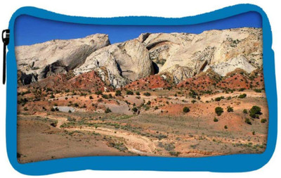 

Snoogg Eco Friendly Canvas Desert Mountain Designer Student Pen Pencil Case Coin Purse Pouch Cosmetic Makeup Bag (BLUE) Pouch(Multicolor)