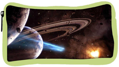 

Snoogg Eco Friendly Canvas Galaxy Heart Designer Student Pen Pencil Case Coin Purse Pouch Cosmetic Makeup Bag (GREEN) Pouch(Multicolor)