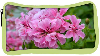 

Snoogg Eco Friendly Canvas Pink Flower Designer Student Pen Pencil Case Coin Purse Pouch Cosmetic Makeup Bag (GREEN) Pouch(Multicolor)