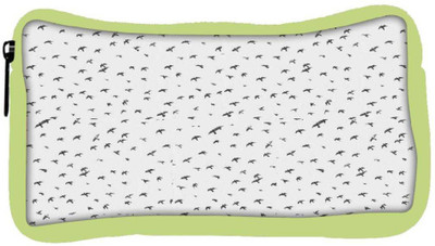

Snoogg Eco Friendly Canvas Fly Sky Student Pen Pencil Case Coin Purse Pouch Cosmetic Makeup Bag (GREEN) Pouch(Multicolor)