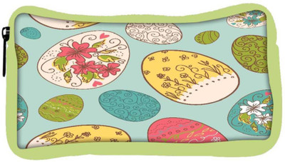 

Snoogg Eco Friendly Canvas Multicolor Eggs Designer Student Pen Pencil Case Coin Purse Pouch Cosmetic Makeup Bag (GREEN) Pouch(Multicolor)