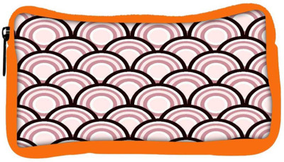 

Snoogg Eco Friendly Canvas Abstract Black Pattern Design Designer Student Pen Pencil Case Coin Purse Pouch Cosmetic Makeup Bag (ORANGE) Pouch(Multicolor)