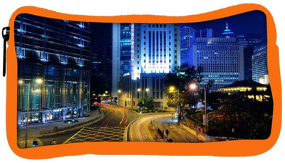 

Snoogg Eco Friendly Canvas Clean Roads Designer Student Pen Pencil Case Coin Purse Pouch Cosmetic Makeup Bag (ORANGE) Pouch(Multicolor)