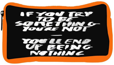 

Snoogg Eco Friendly Canvas Something You Must Be Student Pen Pencil Case Coin Purse Pouch Cosmetic Makeup Bag (ORANGE) Pouch(Multicolor)