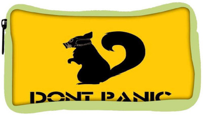 

Snoogg Eco Friendly Canvas Dont Panic Funny 2772 Student Pen Pencil Case Coin Purse Pouch Cosmetic Makeup Bag (GREEN) Pouch(Multicolor)