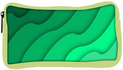 

Snoogg Eco Friendly Canvas Abstract Green Pattern Designer Student Pen Pencil Case Coin Purse Pouch Cosmetic Makeup Bag (GREEN) Pouch(Multicolor)
