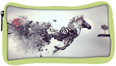 

Snoogg Eco Friendly Canvas Zebra Mechanism Designer Student Pen Pencil Case Coin Purse Pouch Cosmetic Makeup Bag (GREEN) Pouch(Multicolor)