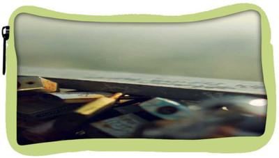 

Snoogg Eco Friendly Canvas Locker Bridge Student Pen Pencil Case Coin Purse Pouch Cosmetic Makeup Bag (GREEN) Pouch(Multicolor)