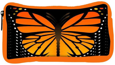 

Snoogg Eco Friendly Canvas Butterfly 2759 Student Pen Pencil Case Coin Purse Pouch Cosmetic Makeup Bag (ORANGE) Pouch(Multicolor)