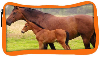 

Snoogg Eco Friendly Canvas Baby Horse Designer Student Pen Pencil Case Coin Purse Pouch Cosmetic Makeup Bag (ORANGE) Pouch(Multicolor)