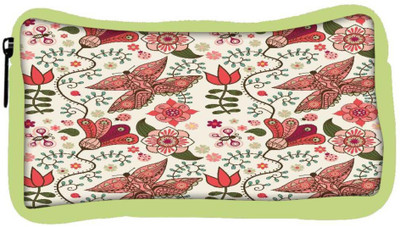 

Snoogg Eco Friendly Canvas Lite Butterfly Designer Student Pen Pencil Case Coin Purse Pouch Cosmetic Makeup Bag (GREEN) Pouch(Multicolor)
