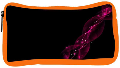 

Snoogg Eco Friendly Canvas Dark Pink Abstract Design Designer Student Pen Pencil Case Coin Purse Pouch Cosmetic Makeup Bag (ORANGE) Pouch(Multicolor)