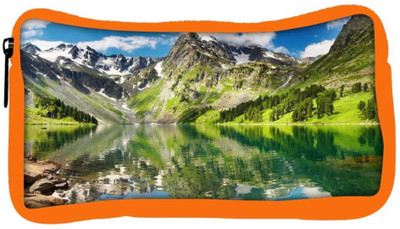 

Snoogg Eco Friendly Canvas Mountain And River Designer Student Pen Pencil Case Coin Purse Pouch Cosmetic Makeup Bag (ORANGE) Pouch(Multicolor)