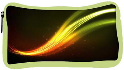 

Snoogg Eco Friendly Canvas Green Waves Design Designer Student Pen Pencil Case Coin Purse Pouch Cosmetic Makeup Bag (GREEN) Pouch(Multicolor)