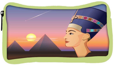 

Snoogg Eco Friendly Canvas Nefertiti And Giza Vector Student Pen Pencil Case Coin Purse Pouch Cosmetic Makeup Bag (GREEN) Pouch(Multicolor)