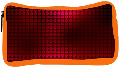 

Snoogg Eco Friendly Canvas Red Spots Designer Student Pen Pencil Case Coin Purse Pouch Cosmetic Makeup Bag (ORANGE) Pouch(Multicolor)