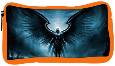 

Snoogg Eco Friendly Canvas The Dark Angel Designer Student Pen Pencil Case Coin Purse Pouch Cosmetic Makeup Bag (ORANGE) Pouch(Multicolor)