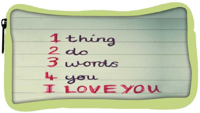 

Snoogg Eco Friendly Canvas Love Quotes Motorola E / Moto E Student Pen Pencil Case Coin Purse Pouch Cosmetic Makeup Bag (GREEN) Pouch(Multicolor)