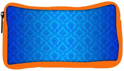 

Snoogg Eco Friendly Canvas Abstract Blue Pattern Design Designer Student Pen Pencil Case Coin Purse Pouch Cosmetic Makeup Bag (ORANGE) Pouch(Multicolor)