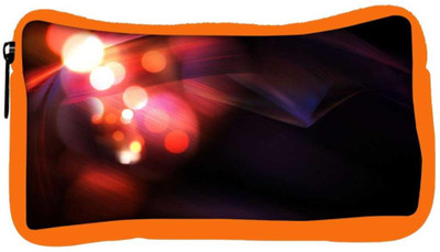 

Snoogg Eco Friendly Canvas Glowing Lines And Circles Designer Student Pen Pencil Case Coin Purse Pouch Cosmetic Makeup Bag (ORANGE) Pouch(Multicolor)