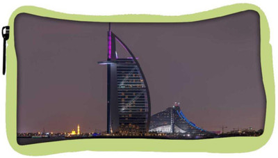 

Snoogg Eco Friendly Canvas Black Sea Designer Student Pen Pencil Case Coin Purse Pouch Cosmetic Makeup Bag (GREEN) Pouch(Multicolor)