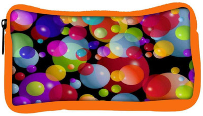 

Snoogg Eco Friendly Canvas Colorful Bubbles 2606 Student Pen Pencil Case Coin Purse Pouch Cosmetic Makeup Bag (ORANGE) Pouch(Multicolor)