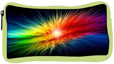 

Snoogg Eco Friendly Canvas Supernova Rainbow Explosion Designer Student Pen Pencil Case Coin Purse Pouch Cosmetic Makeup Bag (GREEN) Pouch(Multicolor)
