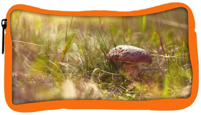 

Snoogg Eco Friendly Canvas Small Mushroom Designer Student Pen Pencil Case Coin Purse Pouch Cosmetic Makeup Bag (ORANGE) Pouch(Multicolor)