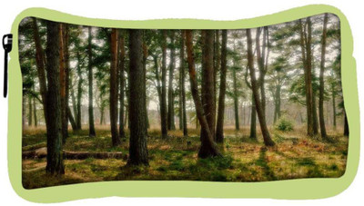 

Snoogg Eco Friendly Canvas Clean Forest Designer Student Pen Pencil Case Coin Purse Pouch Cosmetic Makeup Bag (GREEN) Pouch(Multicolor)