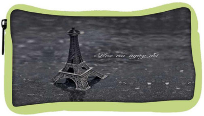 

Snoogg Eco Friendly Canvas Paris Gift Student Pen Pencil Case Coin Purse Pouch Cosmetic Makeup Bag (GREEN) Pouch(Multicolor)