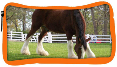 

Snoogg Eco Friendly Canvas Brown And White Horse Designer Student Pen Pencil Case Coin Purse Pouch Cosmetic Makeup Bag (ORANGE) Pouch(Multicolor)