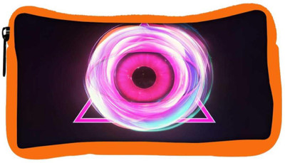 

Snoogg Eco Friendly Canvas Glowing Eye In A Pink Triangle Designer Student Pen Pencil Case Coin Purse Pouch Cosmetic Makeup Bag (ORANGE) Pouch(Multicolor)
