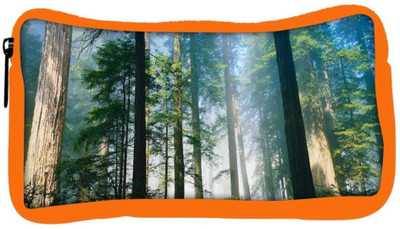 

Snoogg Eco Friendly Canvas Long Trees Designer Student Pen Pencil Case Coin Purse Pouch Cosmetic Makeup Bag (ORANGE) Pouch(Multicolor)