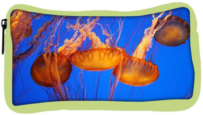 

Snoogg Eco Friendly Canvas Jellyfish Season Designer Student Pen Pencil Case Coin Purse Pouch Cosmetic Makeup Bag (GREEN) Pouch(Multicolor)