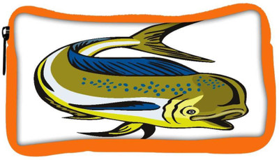

Snoogg Eco Friendly Canvas Dorado Dolphin Fish Mahi Mahi Jumping Student Pen Pencil Case Coin Purse Pouch Cosmetic Makeup Bag (ORANGE) Pouch(Multicolor)