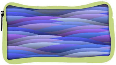 

Snoogg Eco Friendly Canvas Blue Abstract Waves Student Pen Pencil Case Coin Purse Pouch Cosmetic Makeup Bag (GREEN) Pouch(Multicolor)