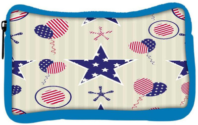 

Snoogg Eco Friendly Canvas Us Star Designer Student Pen Pencil Case Coin Purse Pouch Cosmetic Makeup Bag (BLUE) Pouch(Multicolor)