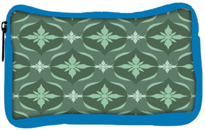 

Snoogg Eco Friendly Canvas Green Floral Pattern Designer Student Pen Pencil Case Coin Purse Pouch Cosmetic Makeup Bag (BLUE) Pouch(Multicolor)