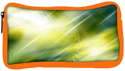 

Snoogg Eco Friendly Canvas Abstract Green Pattern Design Designer Student Pen Pencil Case Coin Purse Pouch Cosmetic Makeup Bag (ORANGE) Pouch(Multicolor)
