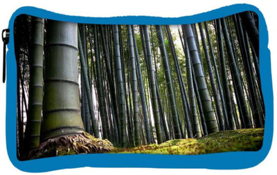 

Snoogg Eco Friendly Canvas Bamboo Tree Designer Student Pen Pencil Case Coin Purse Pouch Cosmetic Makeup Bag (BLUE) Pouch(Multicolor)