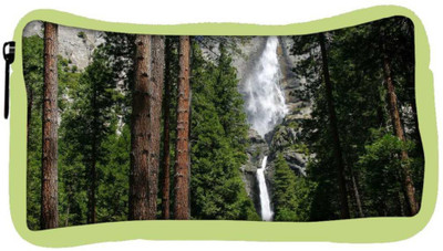 

Snoogg Eco Friendly Canvas Waterfall In Forest Designer Student Pen Pencil Case Coin Purse Pouch Cosmetic Makeup Bag (GREEN) Pouch(Multicolor)
