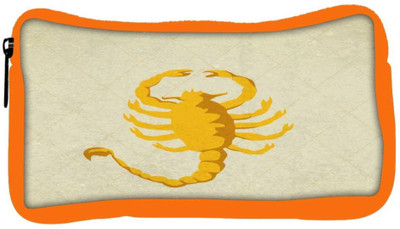 

Snoogg Eco Friendly Canvas Scorpion Yellow 2785 Student Pen Pencil Case Coin Purse Pouch Cosmetic Makeup Bag (ORANGE) Pouch(Multicolor)