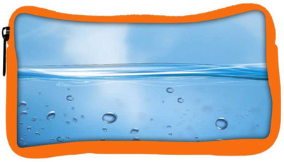 

Snoogg Eco Friendly Canvas Water Bubbles Designer Student Pen Pencil Case Coin Purse Pouch Cosmetic Makeup Bag (ORANGE) Pouch(Multicolor)