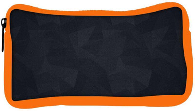 

Snoogg Eco Friendly Canvas Black Patternd Design Designer Student Pen Pencil Case Coin Purse Pouch Cosmetic Makeup Bag (ORANGE) Pouch(Multicolor)