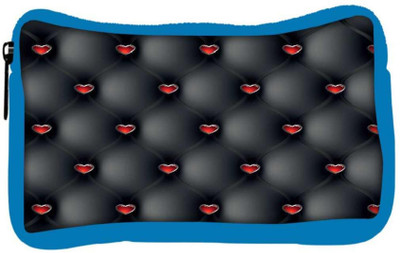 

Snoogg Eco Friendly Canvas Red Small Hearts Designer Student Pen Pencil Case Coin Purse Pouch Cosmetic Makeup Bag (BLUE) Pouch(Multicolor)