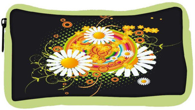 

Snoogg Eco Friendly Canvas Floral Vector Abstract Student Pen Pencil Case Coin Purse Pouch Cosmetic Makeup Bag (GREEN) Pouch(Multicolor)